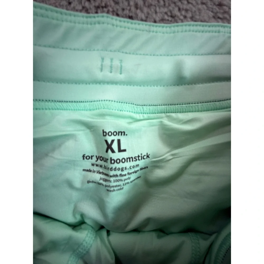 NWT Birddogs Mens Joggers‎ Black XL Built-in Liner Athletic Training Drawstring